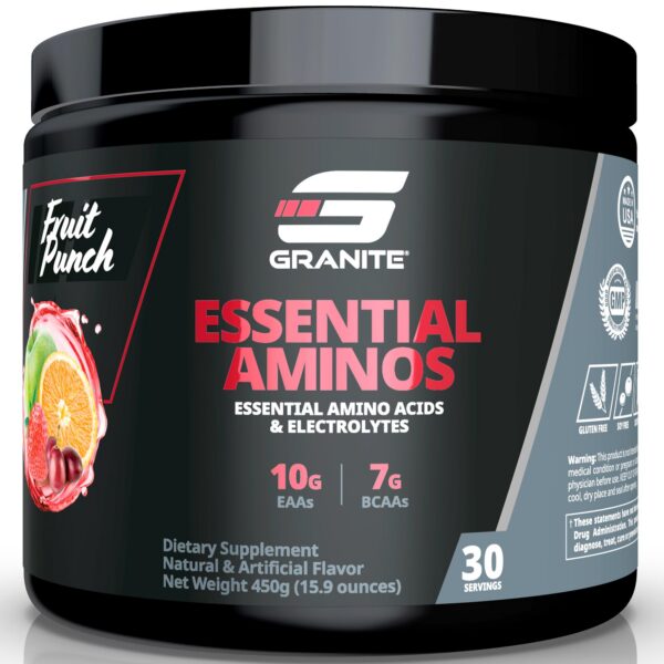 Granite EAAs+BCAA polvo etiqueta frontal