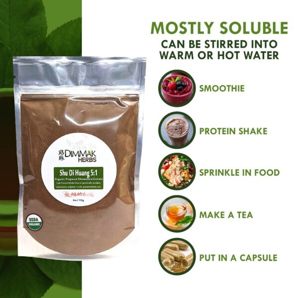 Gránulos de concentrado de Rehmannia para bebidas saludables