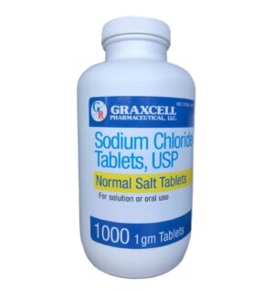 Graxcell tabletas de cloruro de sodio 1 g