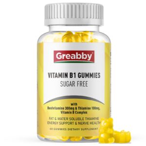 Frente de etiqueta GREABBY B1 gomitas