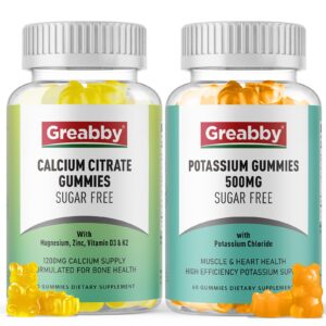 Version 1.0.0 Gomitas GREABBY Potasio y Citrato de Calcio sin azúcar