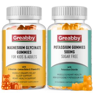 Gomitas GREABBY potasio magnesio frasco