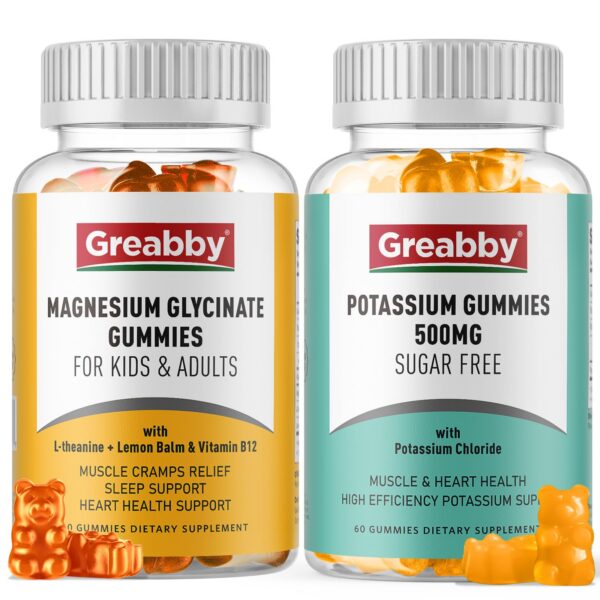 Gomitas GREABBY potasio magnesio frasco