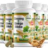 Suplemento GreeNatr Ginkgo Biloba y Panax Ginseng 12 botellas