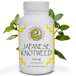 Version 1.0.0 Knotweed japonés Knotweed 500 mg cápsulas frontal