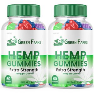 Version 1.0.0 Gomitas de cáñamo Green Farms frasco