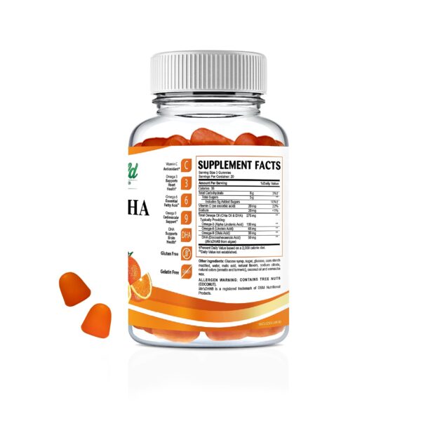 Etiqueta Halal en envase de gomitas