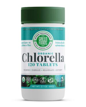 Version 1.0.0 Green Foods chlorella orgánica 500 mg 120 cápsulas