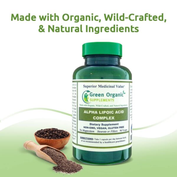 Etiqueta del producto Alpha Lipoic Acid Complex