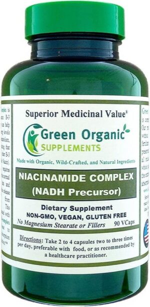 Version 1.0.0 Green Organic Supplements cápsula niacinamida vitamina b3