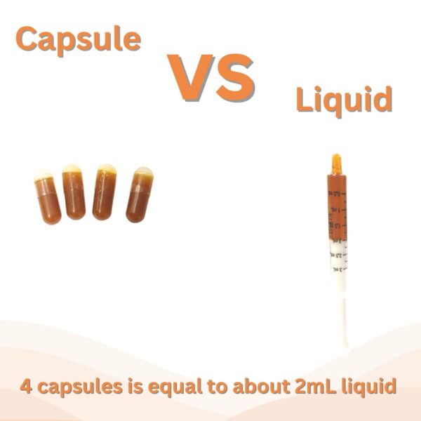 Frasco de 120 cápsulas de aceite de skate