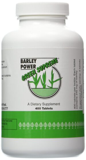 Green Supreme Barley Power botella de 400 tabletas