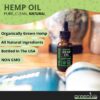 Etiqueta de GreenIVe Hemp Drops