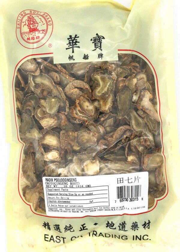 Greenlike Radix Pseudoginseng raíz Notoginseng 16 oz paquete