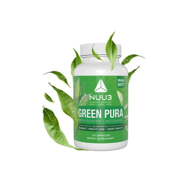 GreenPura extracto té verde puro cápsulas salud inmune 2 unidades