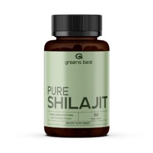 Frasco de cápsulas Shilajit Himalaya puro de Green's Best