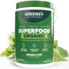 Greens+ RAW Superfood polvo en frasco