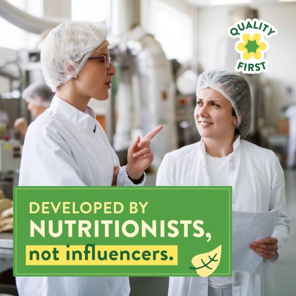 Version 1.0.0 Etiqueta frontal de Greens & Super Greens