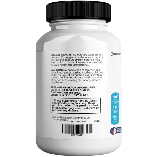 Etiqueta de ingredientes y sello