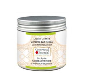 Version 1.0.0 Envase de polvo puro de corteza de canela Greenwood 200g