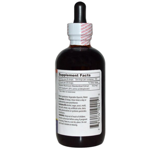 etiqueta Grifron Maitake D-fracción suplemento apoyo inmune