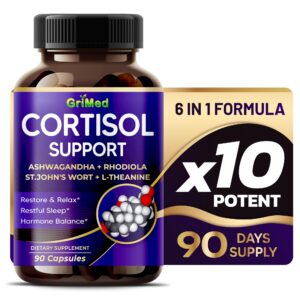 Version 1.0.0 GriMed Ashwagandha Rhodiola suplemento para estrés y relajación