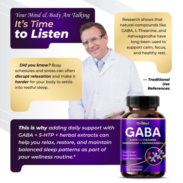 Detalle de cápsulas GABA