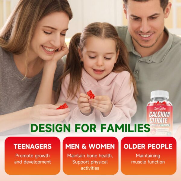 Etiqueta con citrato de calcio 1000 mg