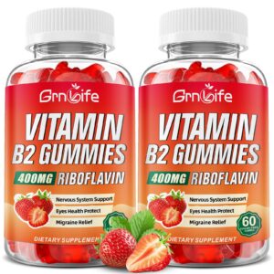 Frasco de GrnLife gomitas B2 riboflavina 400 mg