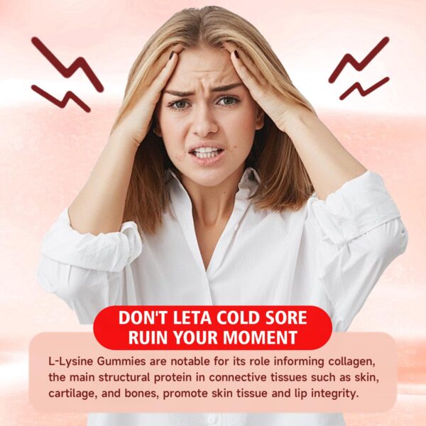 Etiqueta frontal gomitas lisina GrnLife