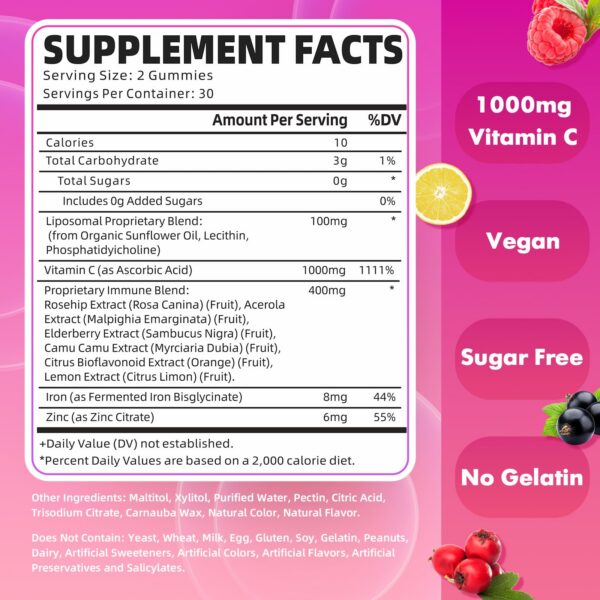 Version 1.0.0 Etiqueta de GrnLife liposomal vitamina C