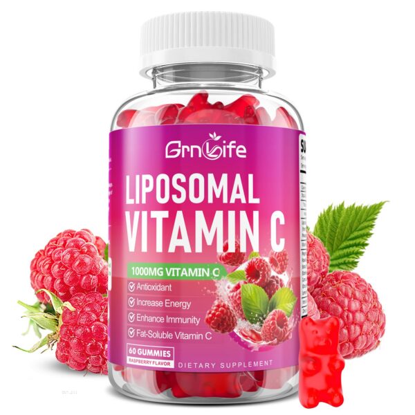 Version 1.0.0 GrnLife liposomal vitamina c gomitas frente