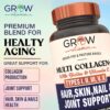 Version 1.0.0 Etiqueta lateral del producto Grow Vitamin Collagen