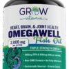 Version 1.0.0 Frasco frontal de grow vitamin omega-3