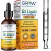 Grow Vitamin Vitamina D3 líquida frasco