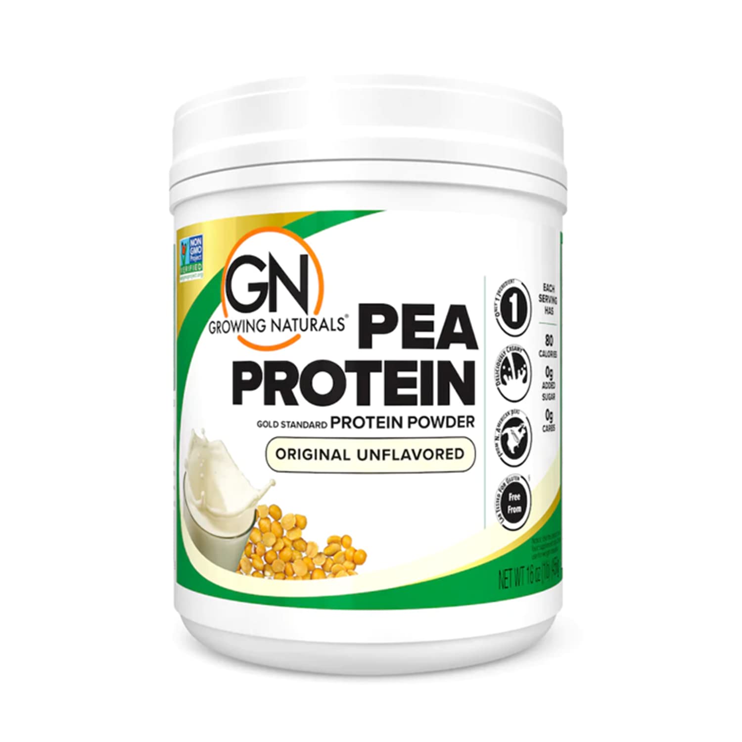 Growing Naturals Raw Pea Protein Powder
