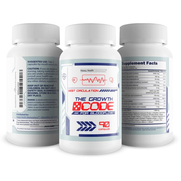 Blíster de cápsulas Growth Code Bloodflow