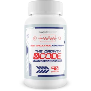 Version 1.0.0 Growth Code Bloodflow frasco de cápsulas