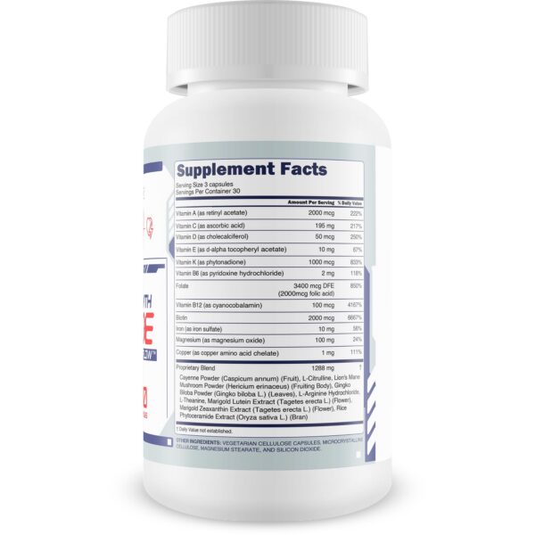 Version 1.0.0 Etiqueta frontal Growth Code Bloodflow