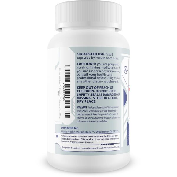 Version 1.0.0 Caja del suplemento Growth Code Bloodflow