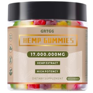 Version 1.0.0 Frente del envase GRTGG Hemp Gummies