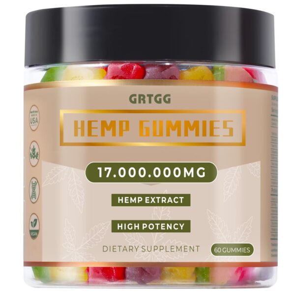 Version 1.0.0 Frente del envase GRTGG Hemp Gummies