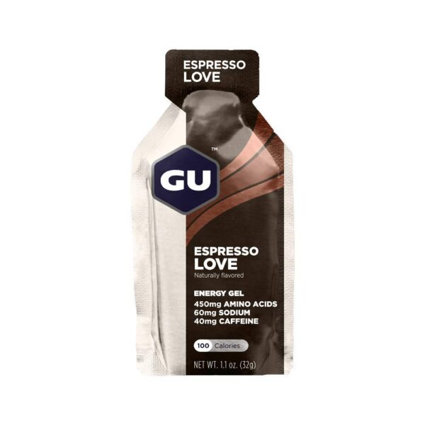 GU Energy Gel Espresso Love paquete frontal