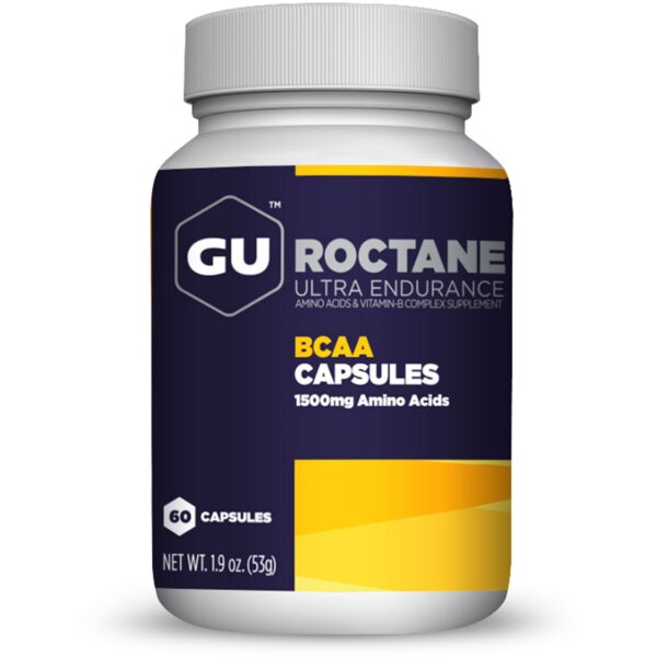 Etiqueta de cápsulas BCAA con vitaminas B