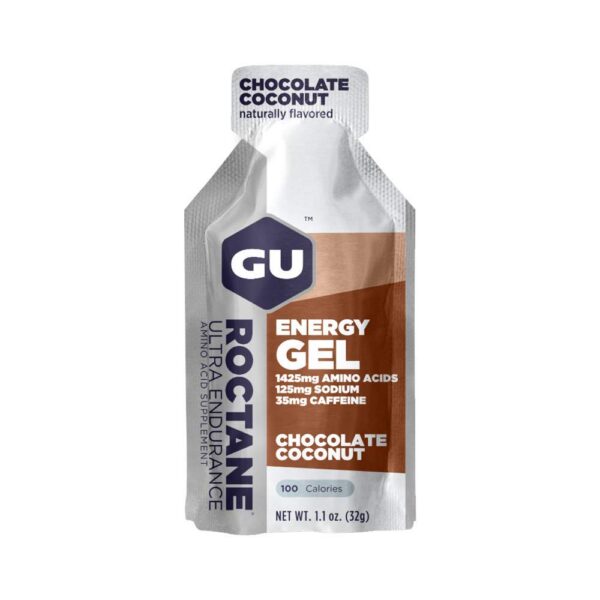Gel GU Roctane coco chocolate frente
