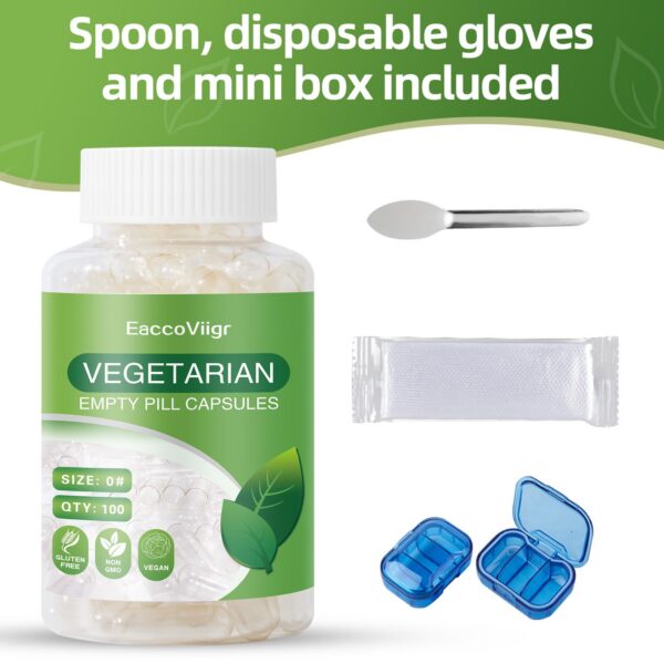 guantes desechables y cuchara medidora