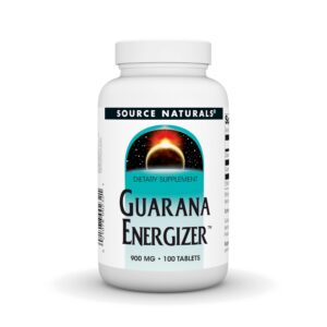 Guaraná energizante Source Naturals 900mg 100 tabletas