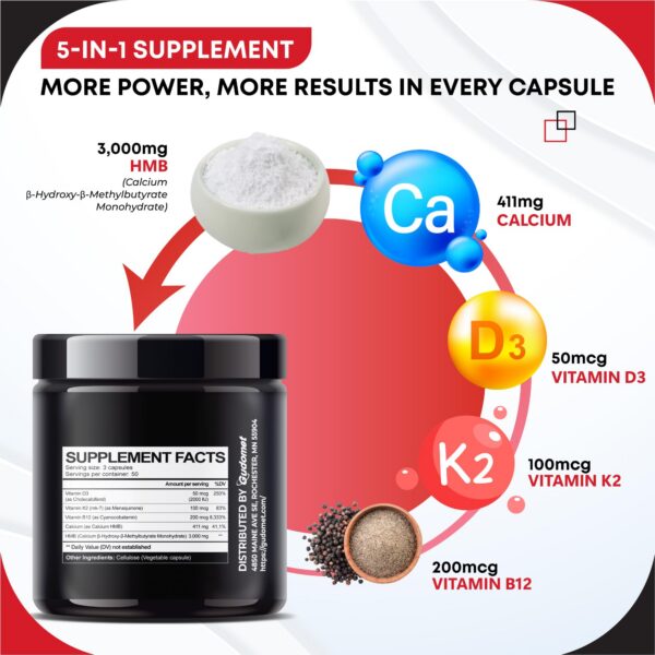 Version 1.0.0 Lista de ingredientes de Gudomet HMB