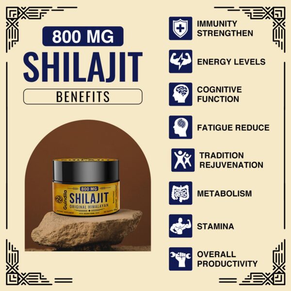 Resina Shilajit oscura