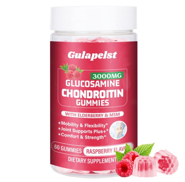 Gulapelst gomitas glucosamina y condroitina - etiqueta frontal